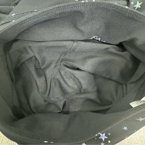 Beyond Yoga Cropped Star Metallic Print Leggings Tights Size Small NWOT - Picture 8 of 14